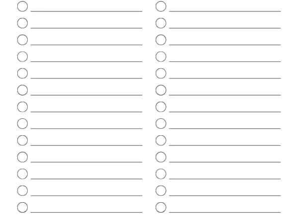 Printable To Do List Template 01